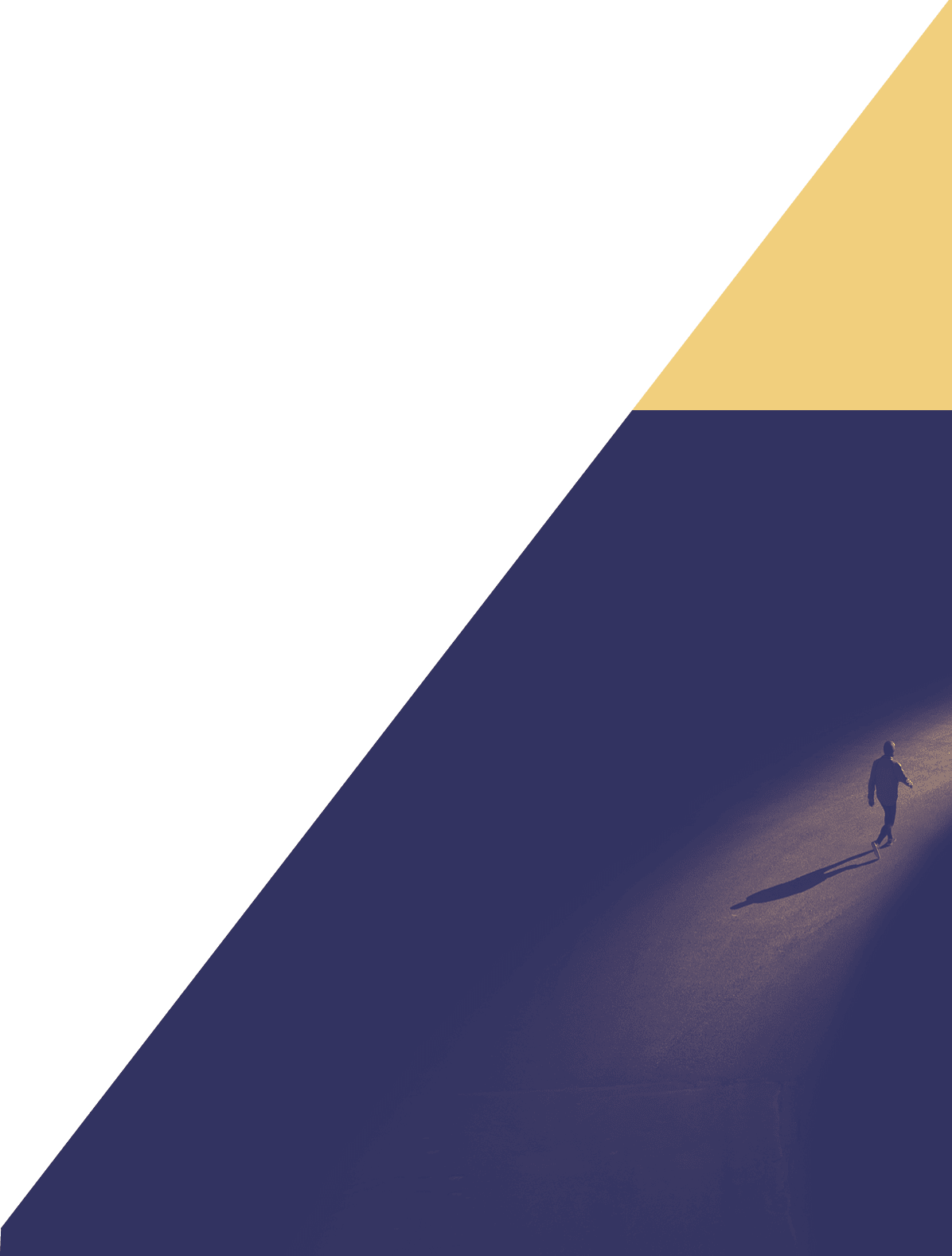 man walking in the night