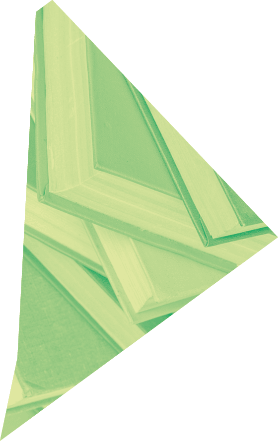 abstract books background - old red and muted green ones in a vertical stack.