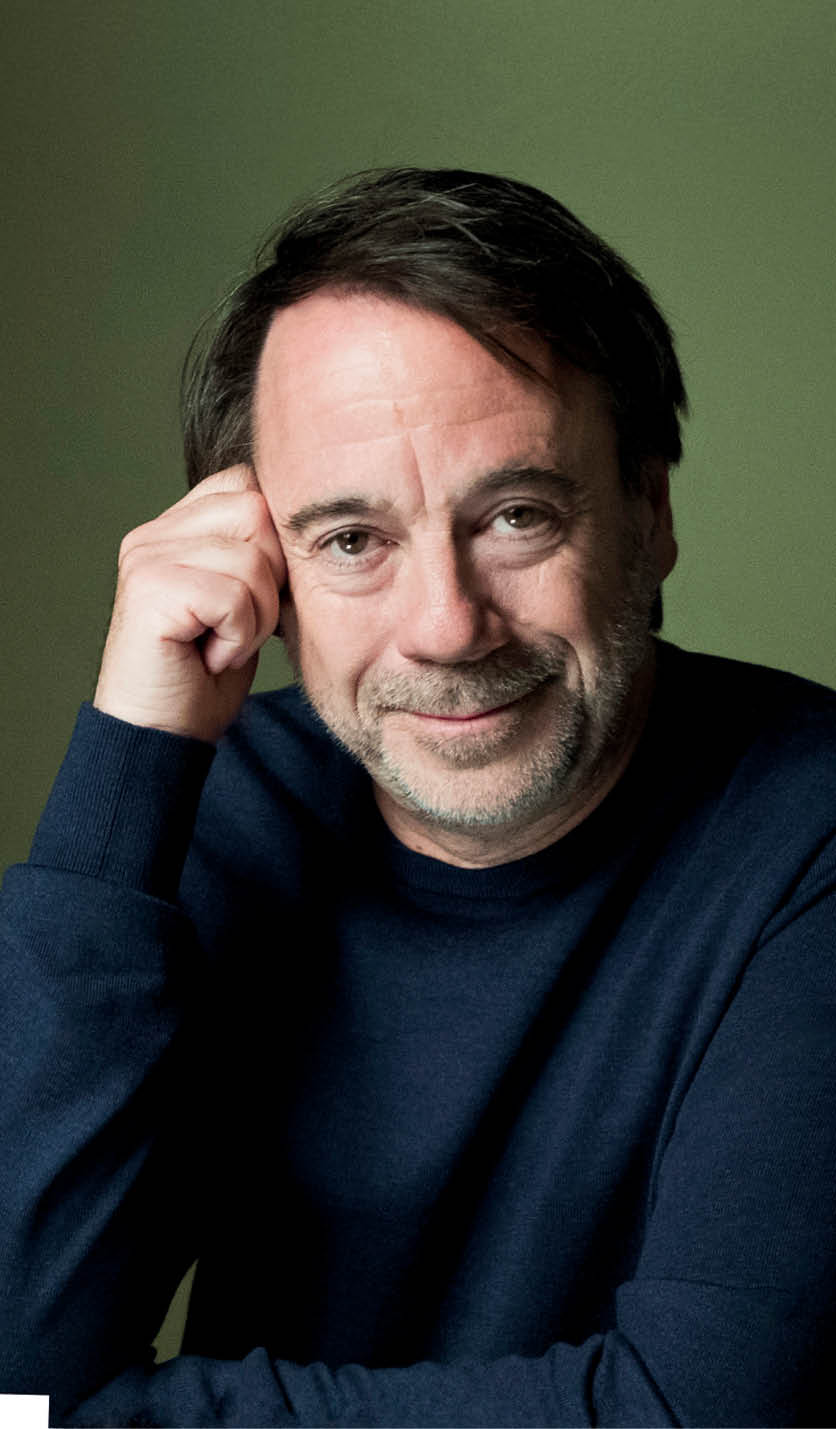 Portrait de Michel Bussi realise le 9 avril a Paris